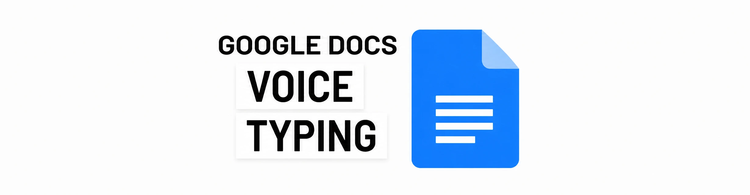 Google Docs Voice Typing