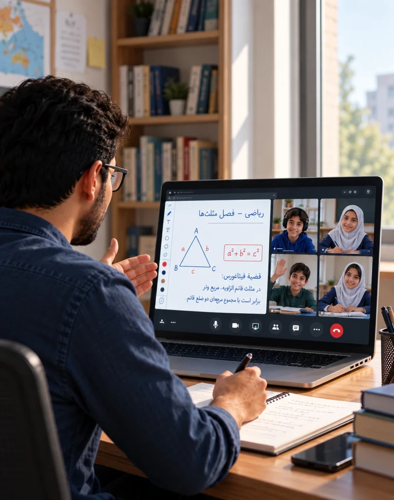 اشتباه در برگزاری کلاس آنلاین
